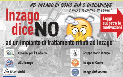 Inzago dice “No” all’impianto di trattamento rifiuti proposto da Systema Ambiente