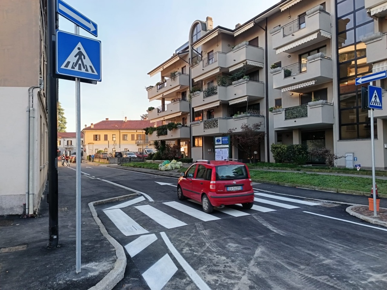 Terminata la prima fase di lavori: a Melzo riapre via Martiri della Libertà e cambiano i sensi unici