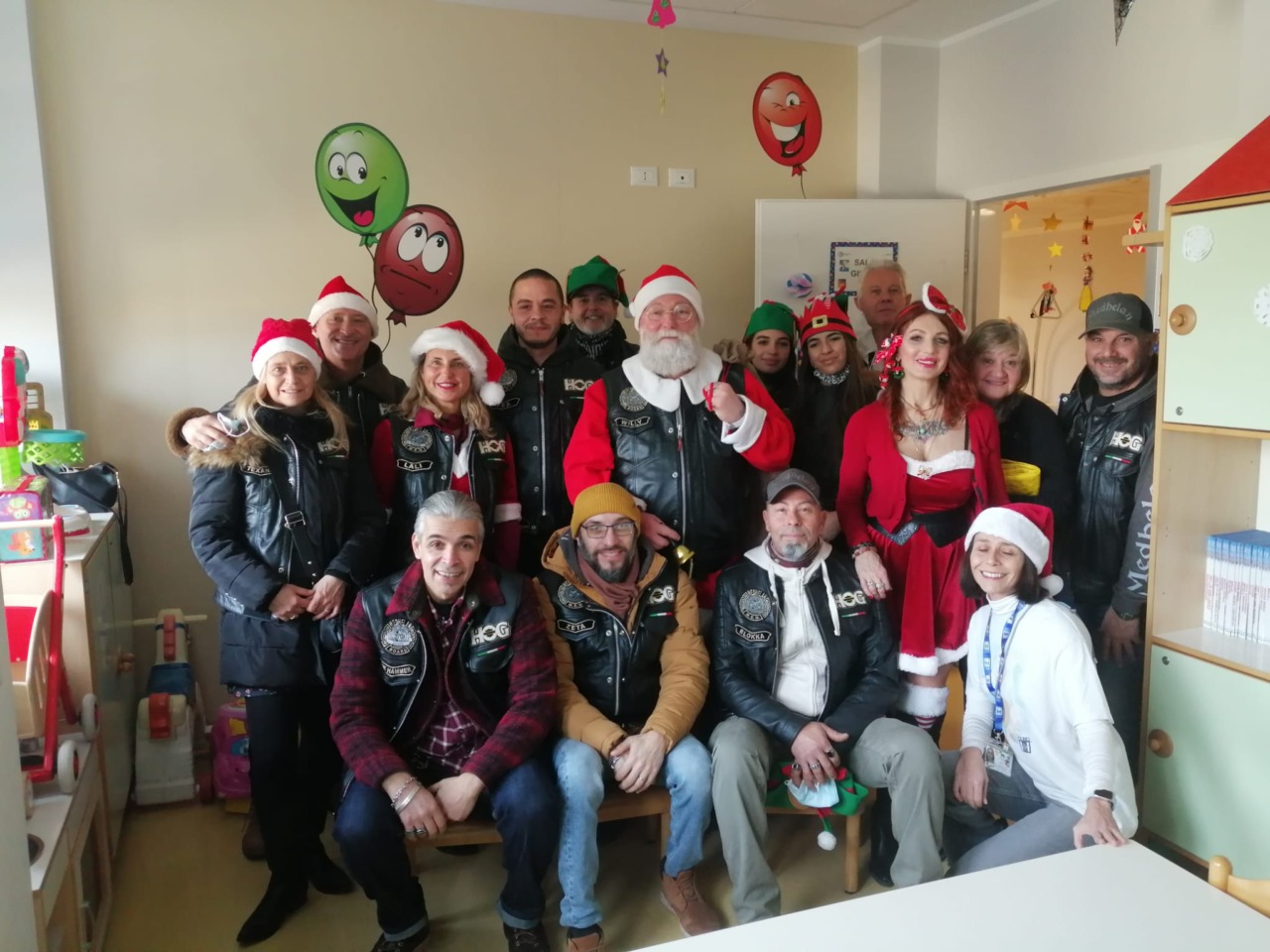 Babbo Natale e i suoi aiutanti sono arrivati negli ospedali della Martesana