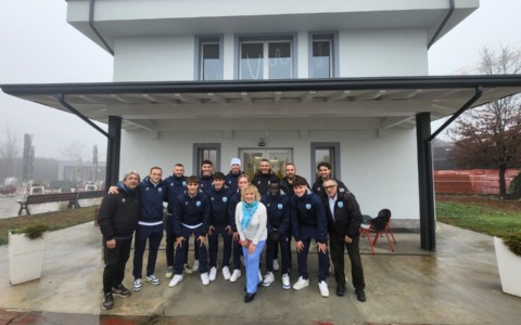 Tritium in visita alla Rsa “Anna Sironi”