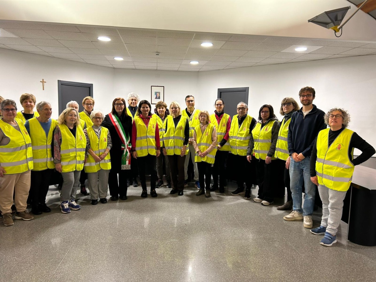 Scambio di auguri tra Amministrazione e gruppo di cammino