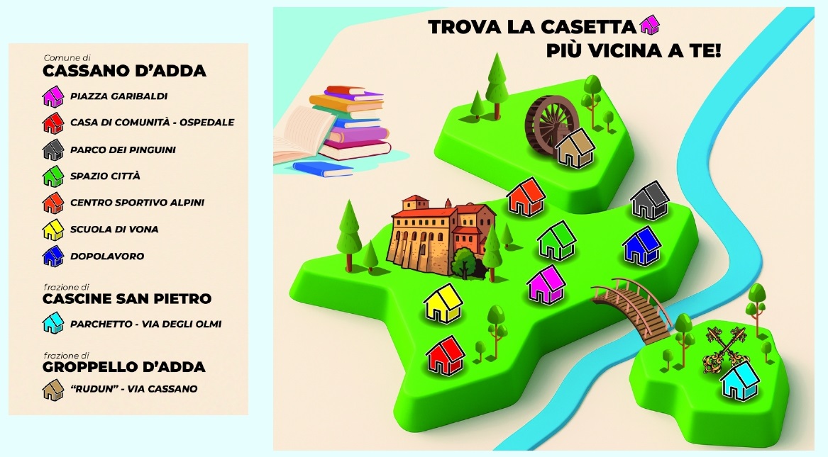 Inaugurazione del Book Crossing a Cassano d’Adda