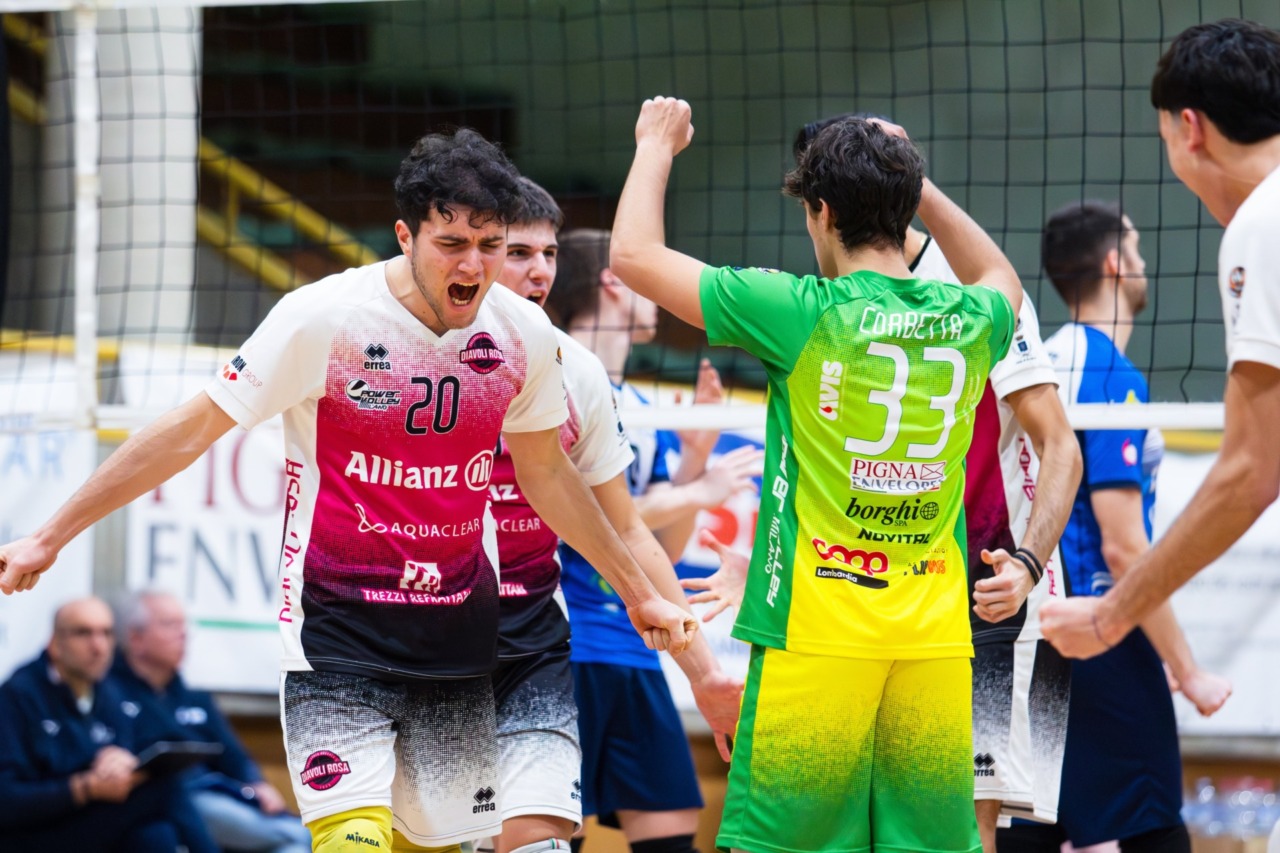 Diavoli Rosa “forza 4”: un altro successo, è il quarto consecutivo