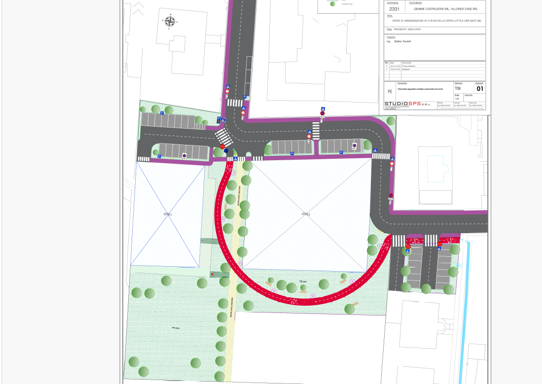 Altre case portano “in dote” parcheggi, pista ciclabile e una nuova strada