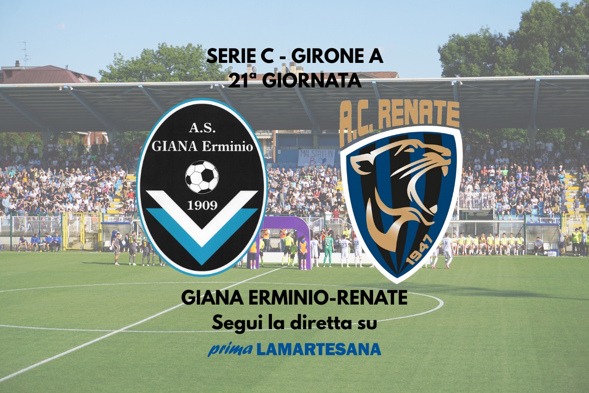 Serie C, Giana Erminio-Renate 0-1: la decide il tap in di Karlsson FINALE