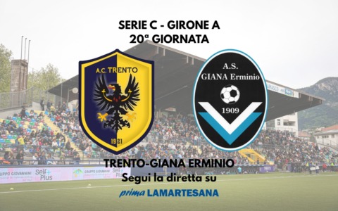 Serie C, Trento-Giana 3-1: non basta Berretta, vincono i gialloblù FINALE
