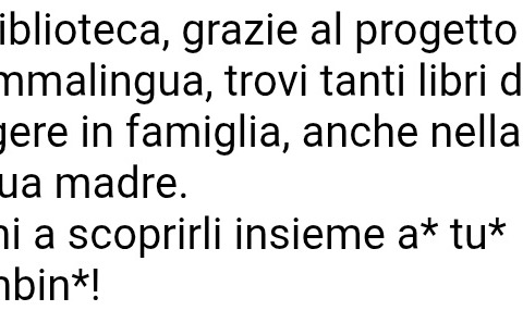 Sul cartello in biblioteca l’asterisco per non definire il sesso dei bimbi: monta la polemica
