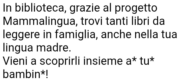 Sul cartello in biblioteca l’asterisco per non definire il sesso dei bimbi: monta la polemica