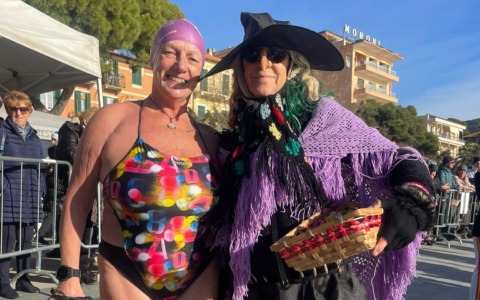 La gelidista Stefania Storace torna in acqua… con la Befana
