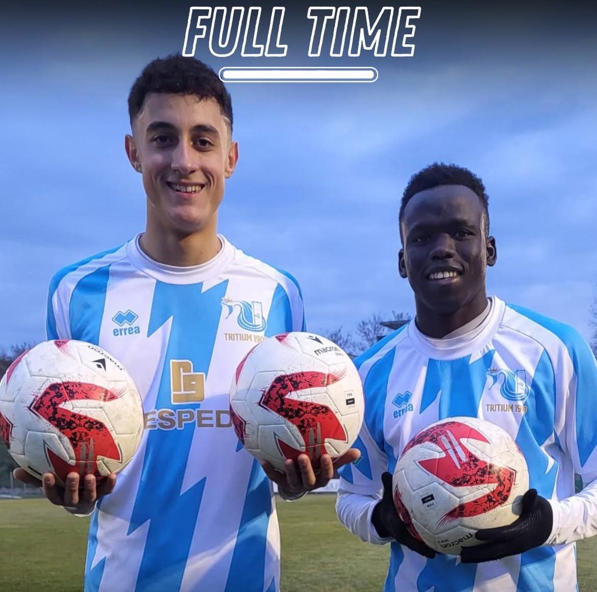 Giannattasio, esordio da sogno: la sua doppietta fa volare in vetta la Tritium