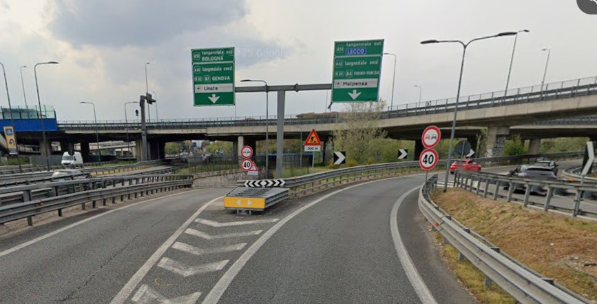 Tangenziale Est, riaperto lo svincolo dopo la chiusura per ghiaccio