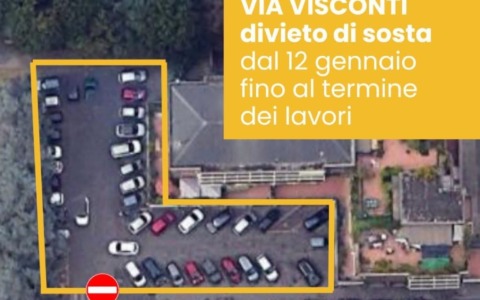 Il progetto “Città Spugna” va avanti: lunedì chiude l’altro parcheggio della centrale via Visconti