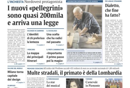 Camminatori e pellegrini d’Italia, la maggioranza parte dal Nordovest: l’inchiesta sul Corriere dei Territori