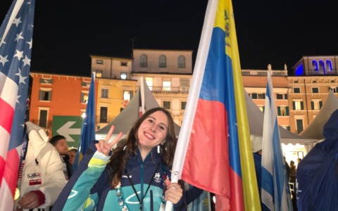 Cerimonia di chiusure delle Olimpiadi: la portabandiera del Venezuela è… di Brembate