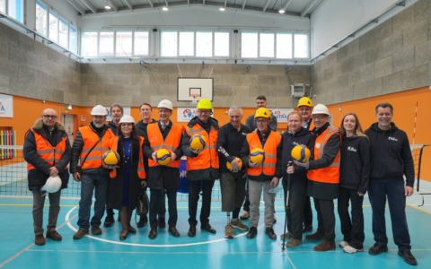 Visita del ministro Valditara al cantiere della scuola da 6,4 milioni di euro