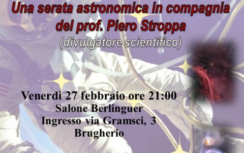 “L’universo che non ti aspetti”, una serata astronomica a Brugherio