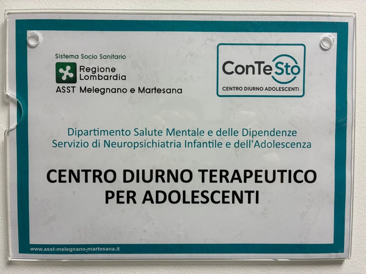 Centro diurno terapeutico Pioltello Asst