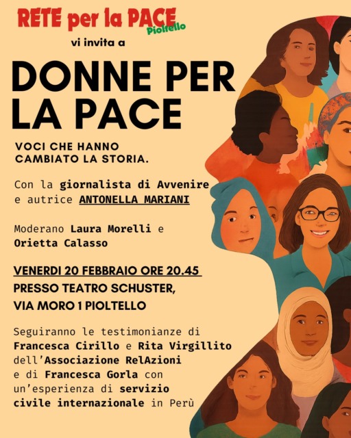 presentazione del libro Donne per la Pace a Pioltello