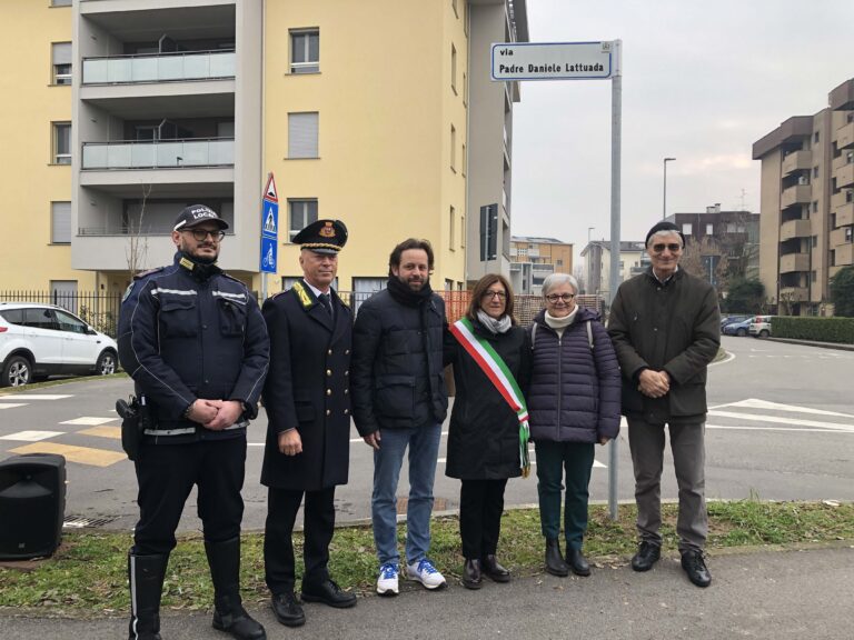 Al Comparto C4 c’è una nuova via in ricordo di padre Daniele Lattuada