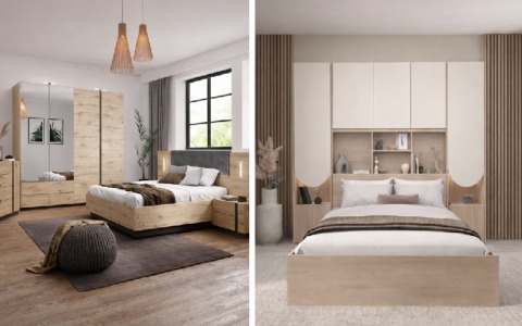 Comfort, ordine e continuità visiva: i vantaggi della camera da letto completa