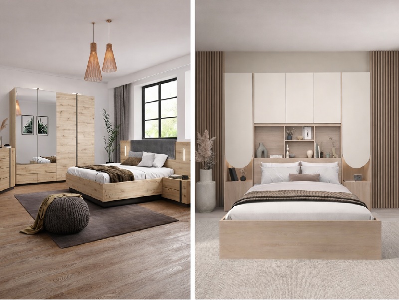 Comfort, ordine e continuità visiva: i vantaggi della camera da letto completa