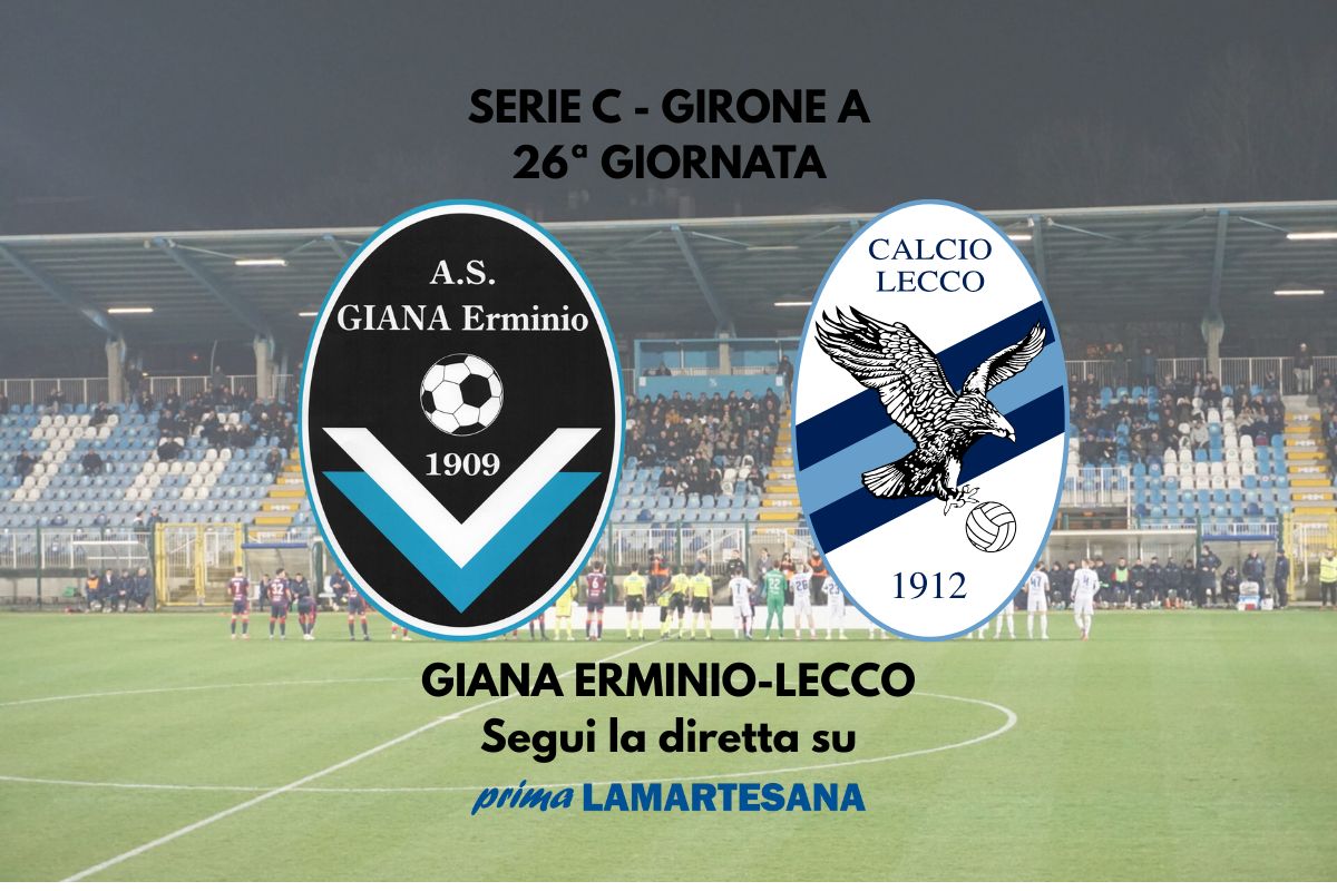 Serie C, Giana-Lecco 0-1: Pellegrino porta i tre punti sul lago FINALE
