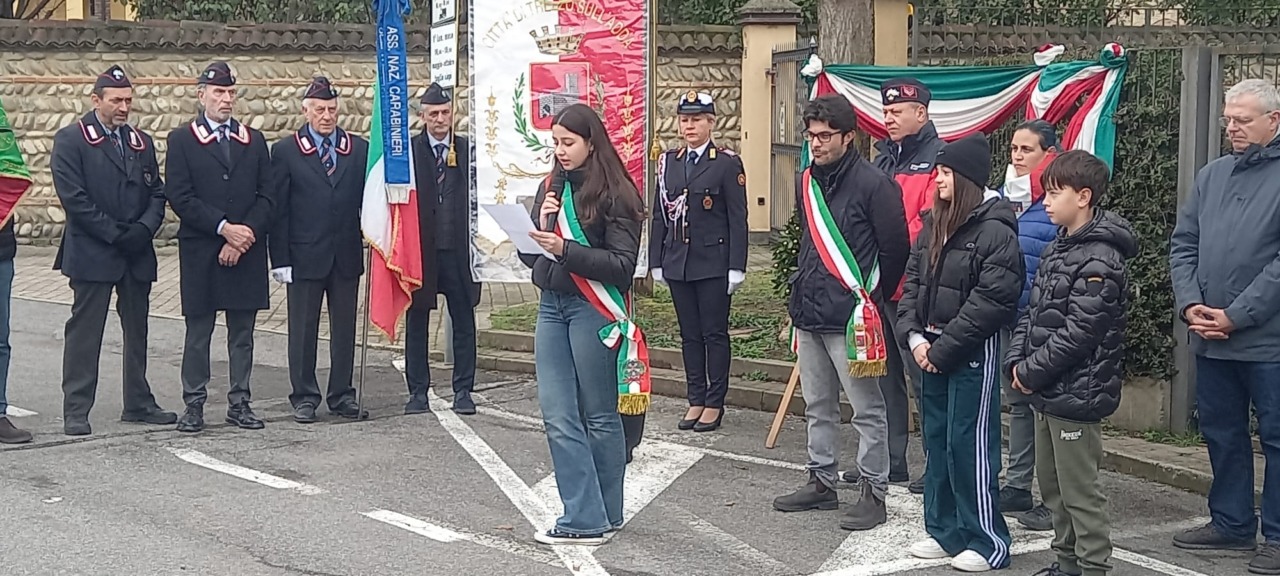 Commemorazione del Giorno del Ricordo al parco Martiri delle Foibe