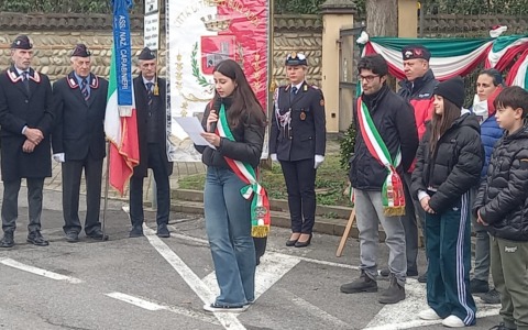 Commemorazione del Giorno del Ricordo al parco Martiri delle Foibe