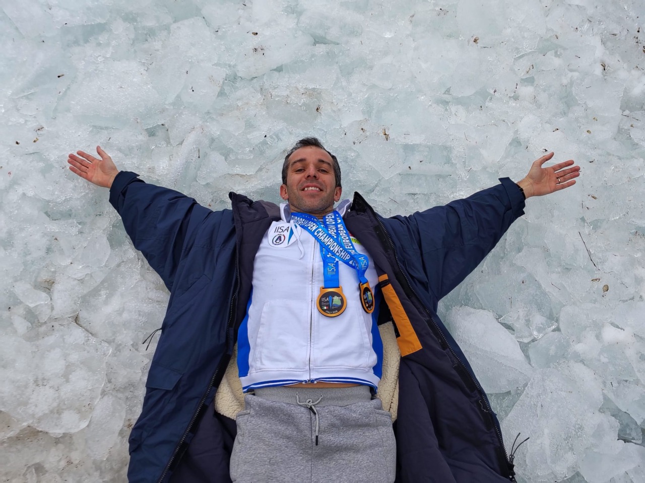 “Iceman”, il cassanese che sfida il gelo: Bondanini fa doppietta agli Europei di Molveno