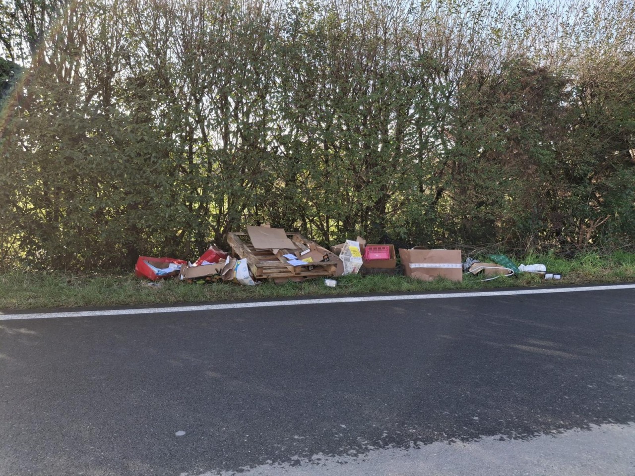 Discarica abusiva: cittadino scatta una foto all’incivile e aiuta la Polizia Locale a beccarlo