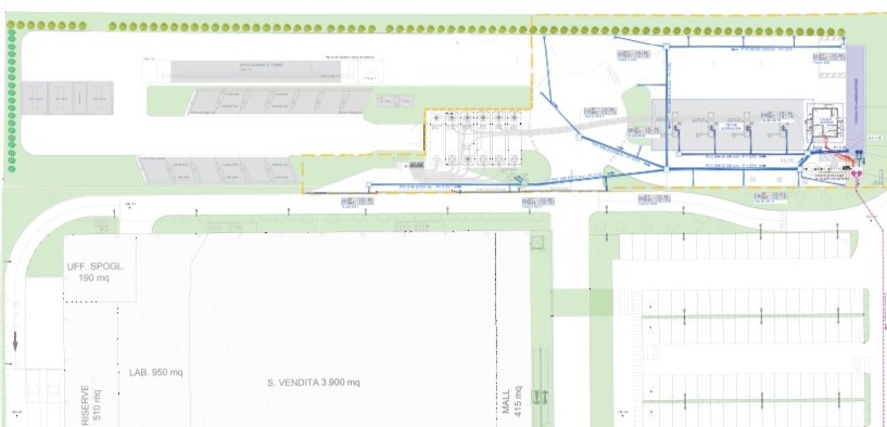 Un nuovo benzinaio (con autolavaggio) su un’area verde lungo la Provinciale