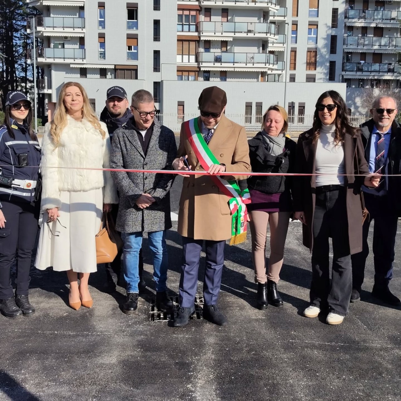 Inaugurato il parcheggio pubblico dopo la demolizione dell’ex Sporting: 94 posti auto