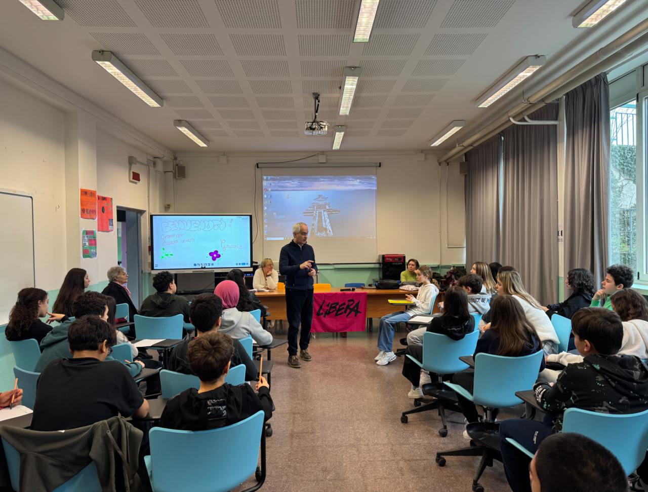 A scuola con Libera: la lezione di Epifanio Li Puma agli studenti di Gorgonzola