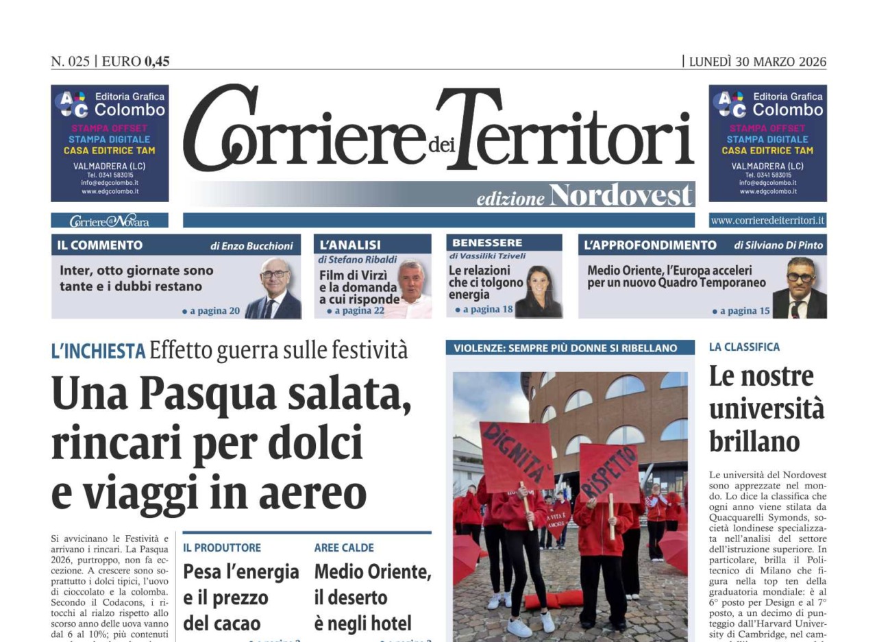 Sarà una Pasqua salata: l’effetto guerra sulla festività è l’inchiesta sul Corriere dei Territori