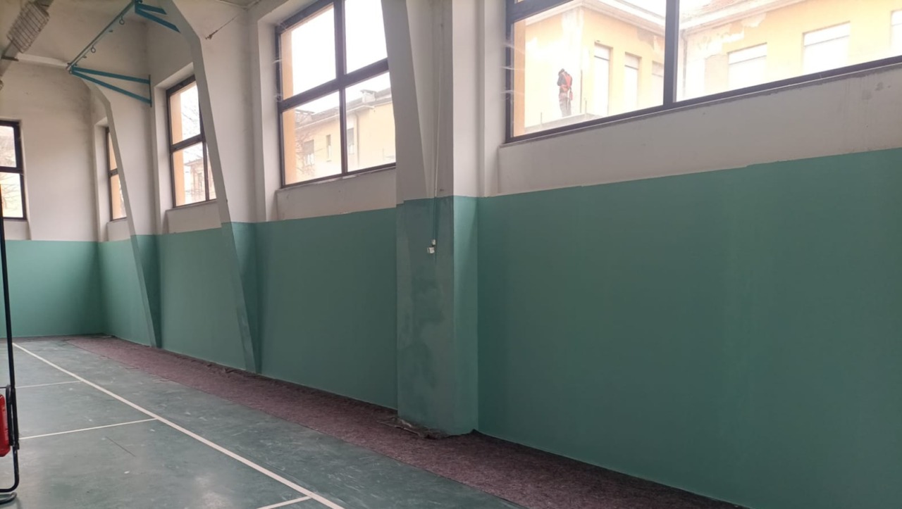 Ultimati i lavori alla palestra di Sant’Agata: messa in sicurezza in vista del referendum