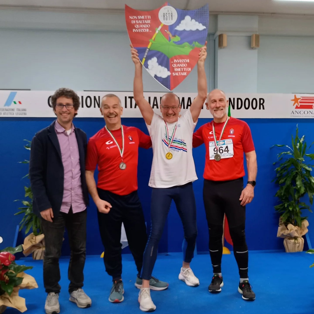 Un campione italiano senza età: il Gsa Brugherio festeggia l’alloro di Renzo Gaspardi