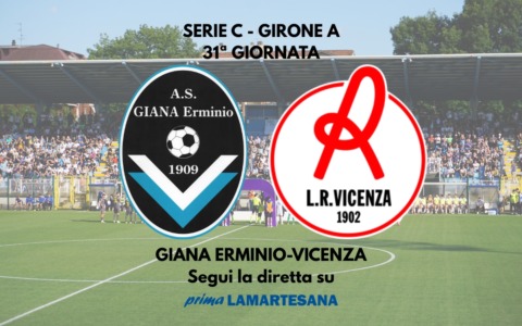 Serie C, Giana-Vicenza 1-3: la capolista espugna Gorgonzola