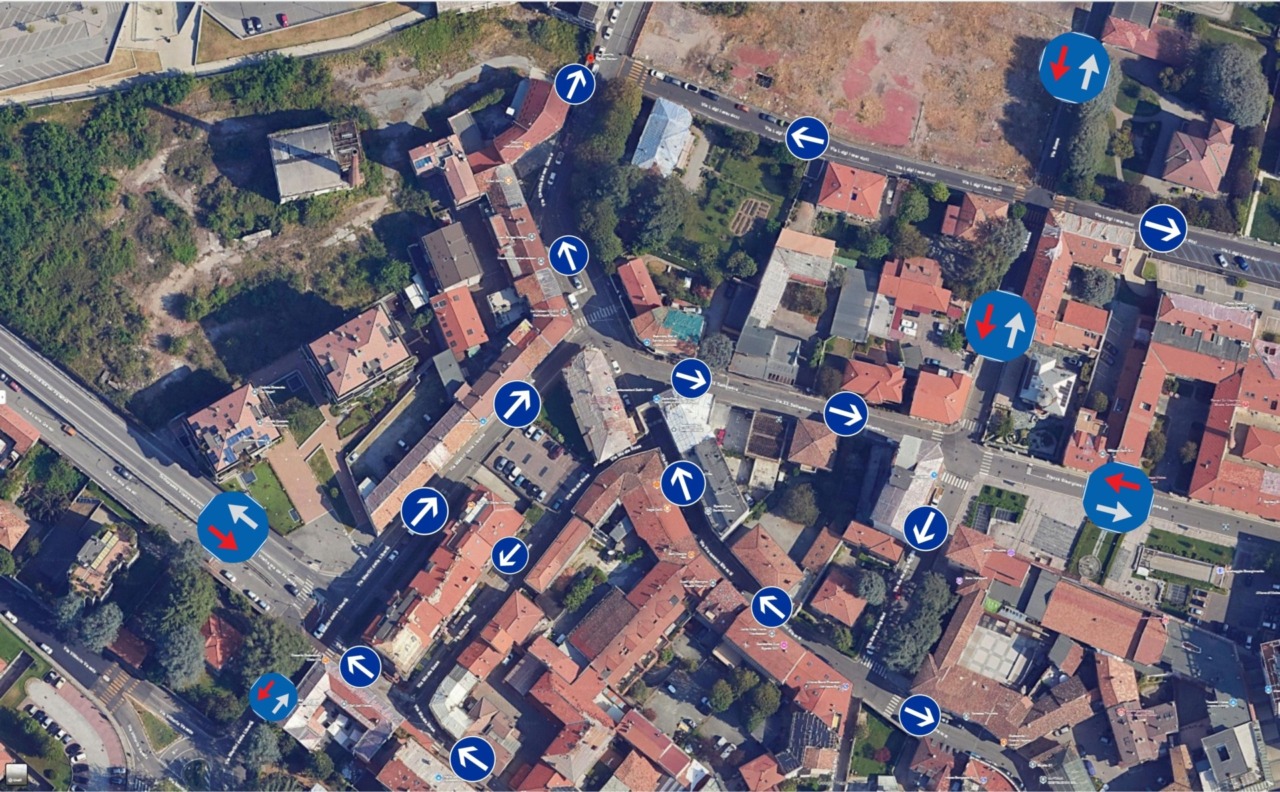 Viabilità alla stazione di Melzo: nuovi sensi unici tra via Cavour e XX Settembre