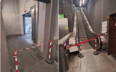 Gli ascensori della metro appena installati sono già guasti: fuori uso anche le scale mobili