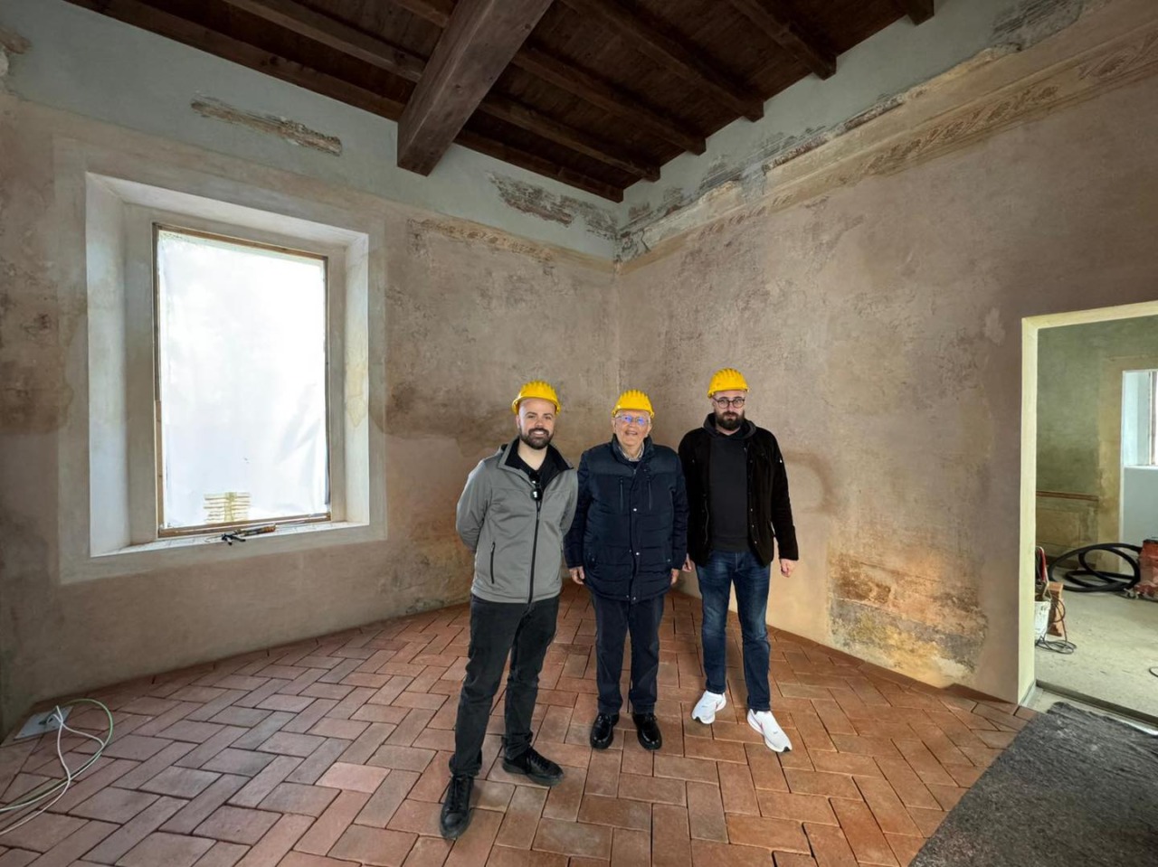 Sopralluogo nel cantiere di Villa Torri: “Primo lotto terminato entro aprile”