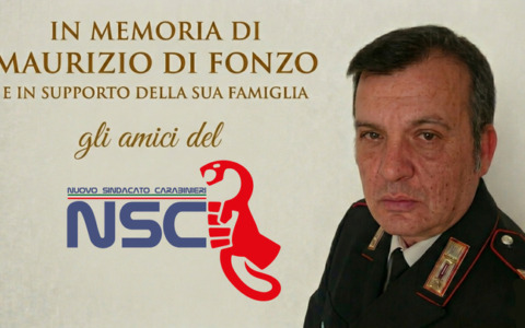 Una raccolta fondi per la famiglia del Carabiniere morto in servizio