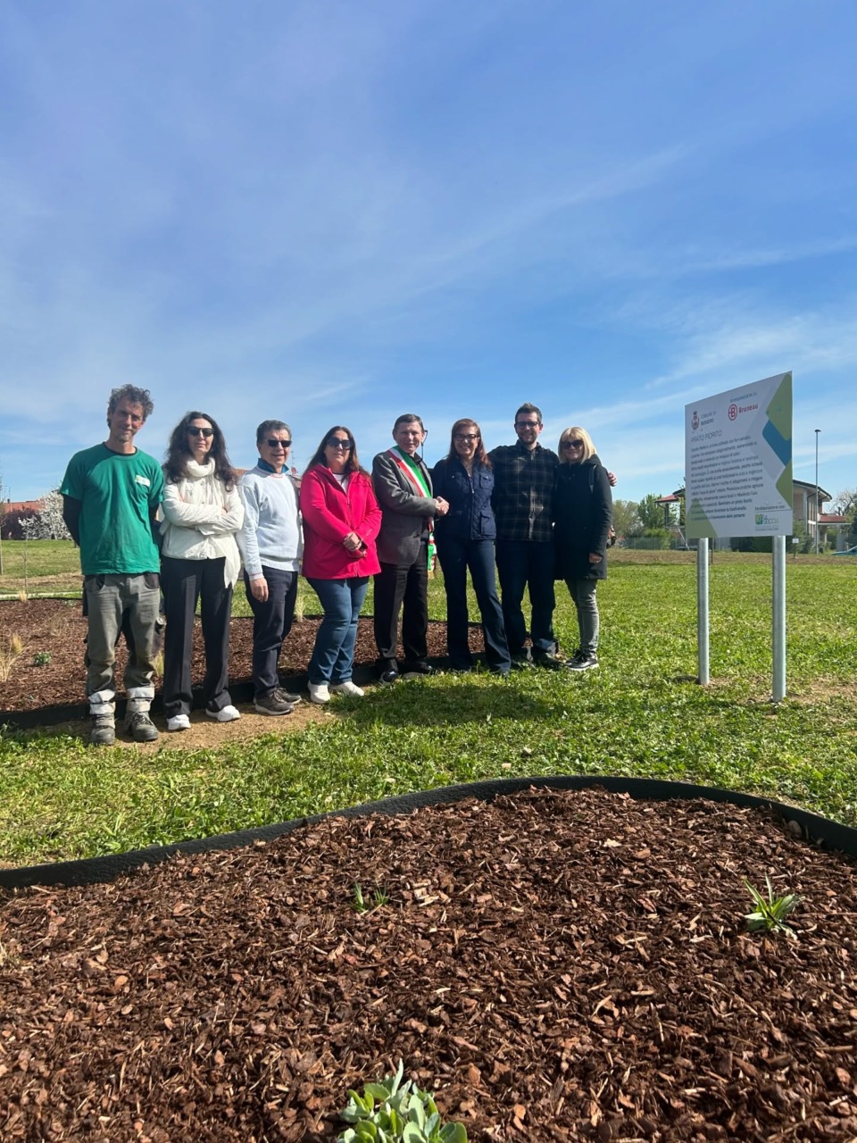 Bussero si prepara a a tingersi di verde grazie al suo nuovo polmone fiorito