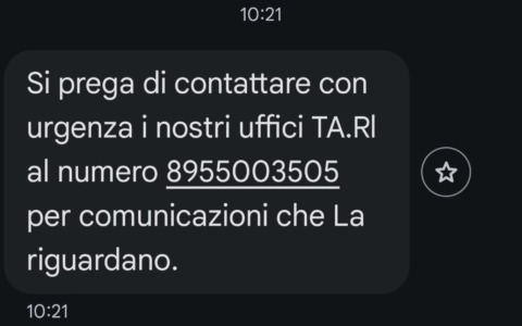 Anche a Cassina è allarme per la truffa della Tari
