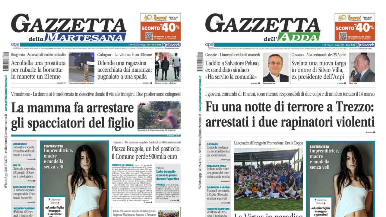 Festa dei lavoratori, le Gazzette in edicola da domani!
