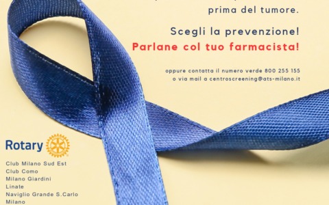Il Rotary Club scende in campo per combattere il tumore al colon retto