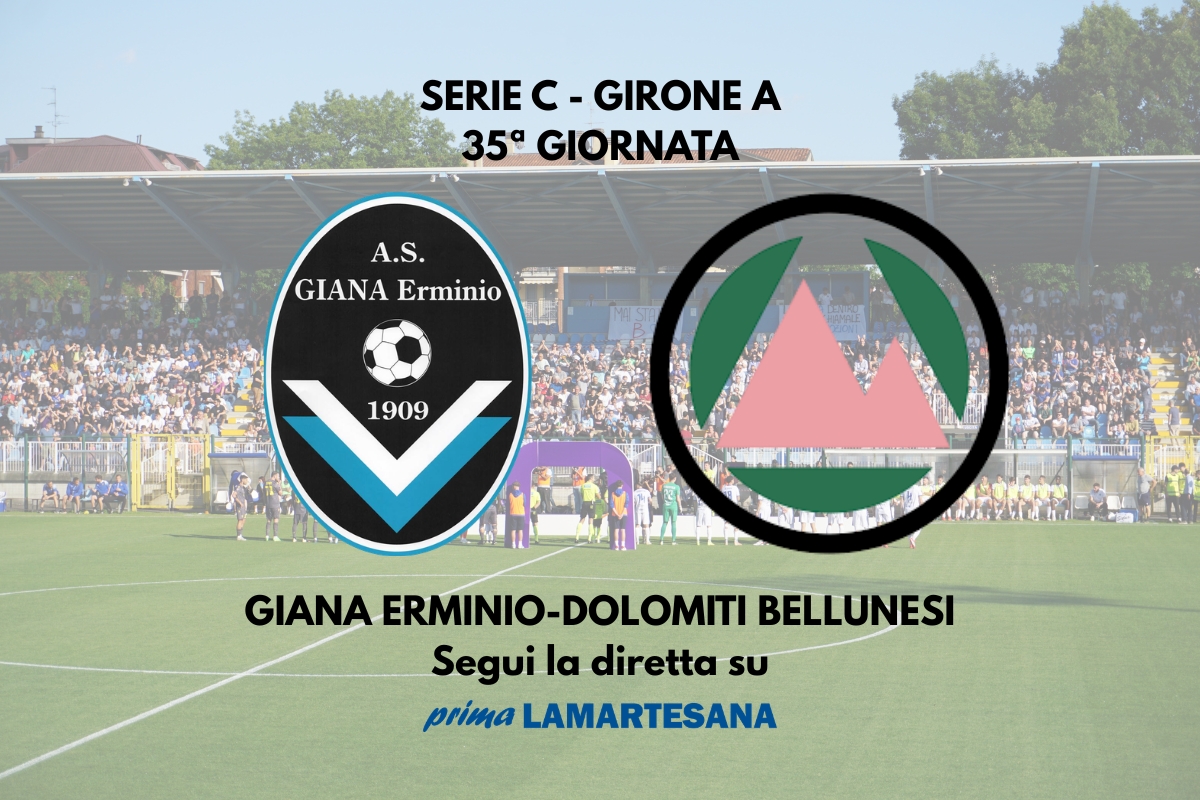 Serie C, Giana-Dolomiti Bellunesi 1-1: a Pinto risponde Marconi FINALE