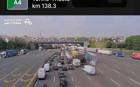 Incidente dopo la Barriera Milano Est dell’A4, segnalate code