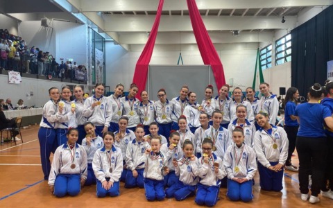 Ginnastica Tritium super in Valtellina: 9 titoli, 1 argento e 2 bronzi
