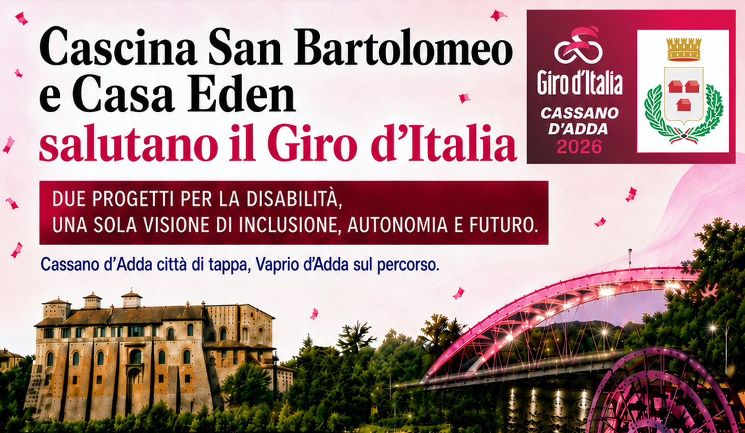 Cascina San Bartolomeo e Casa Eden salutano il Giro d’Italia