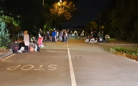 Il Parco si trasforma in una discoteca abusiva: 150 giovani al rave party